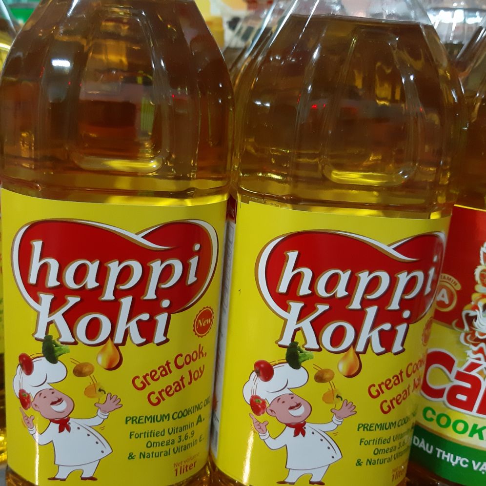 [HCM]Dầu Happi Koki 1 lít