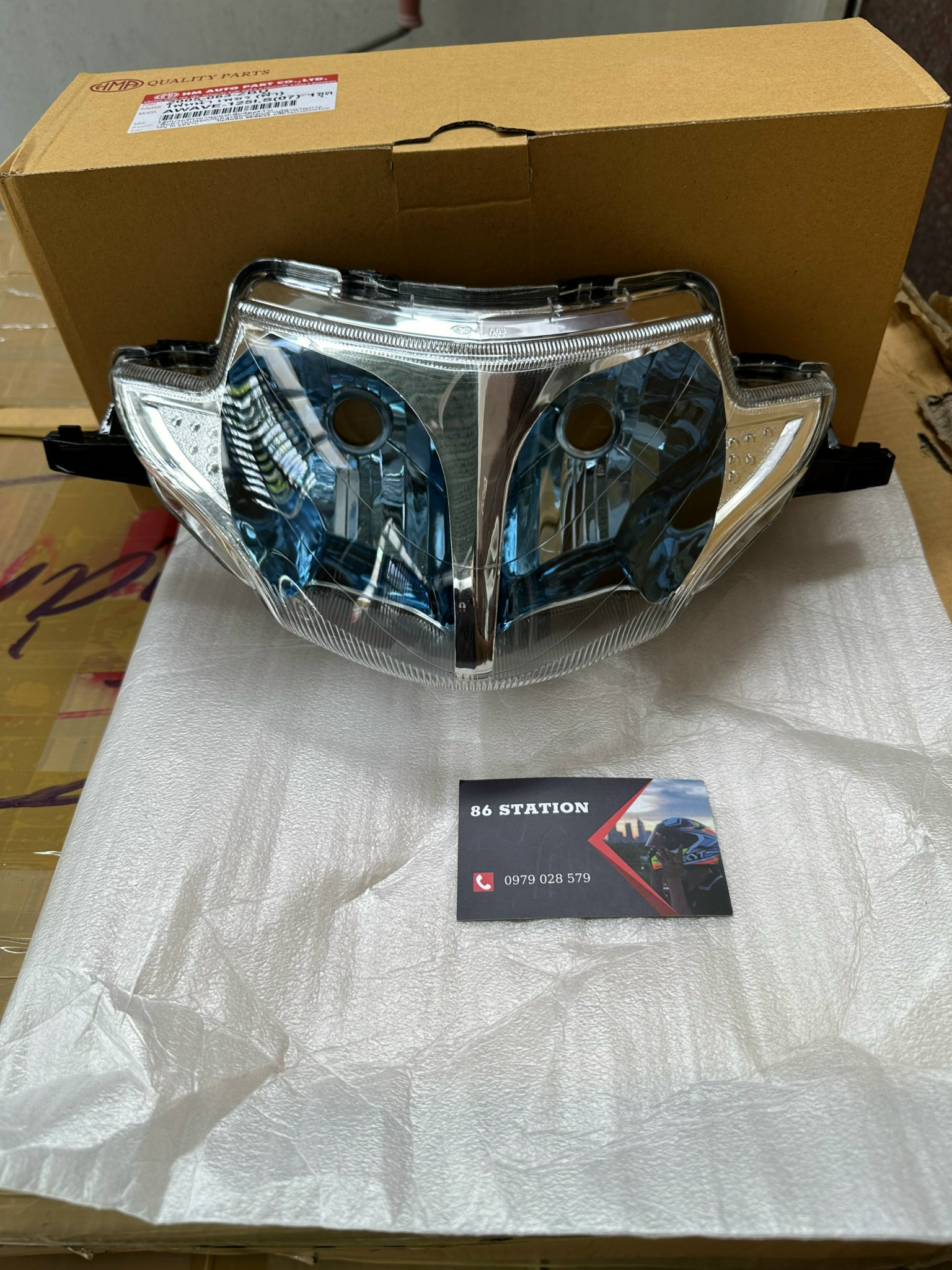 pha đèn wave 125 / future neo đế xanh thương hiệu HMA thái lan