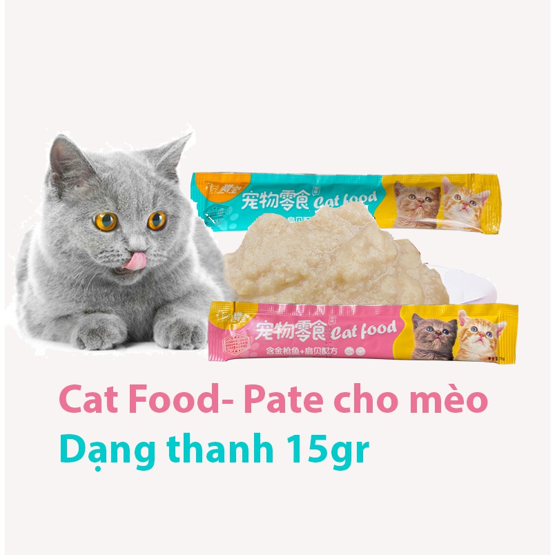 Pate thanh cho mèo Catfoo 15gr