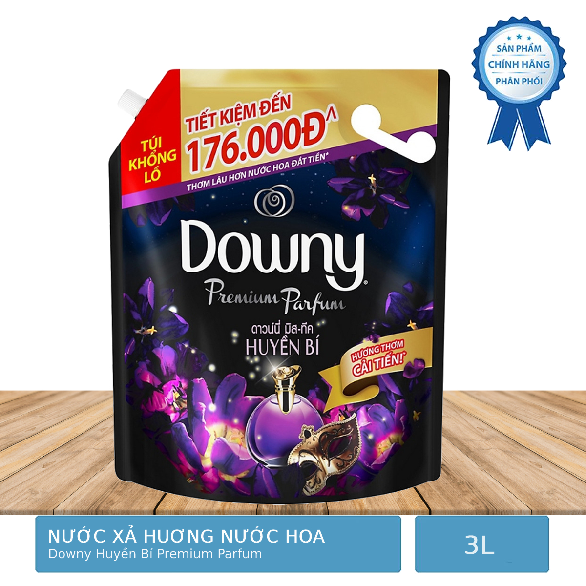 Nước xả hương nước hoa downy 3l
