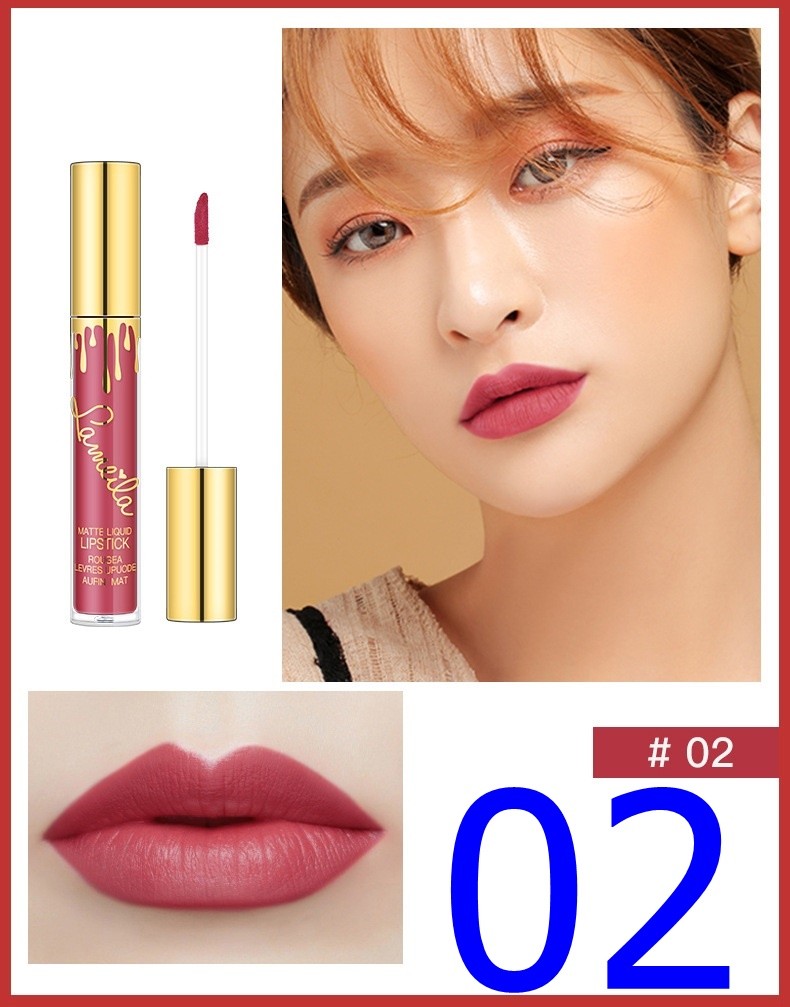 Son Kem lì Chính Hãng Lameila 763 nội địa lipstick lâu trôi chính hãng nội địa