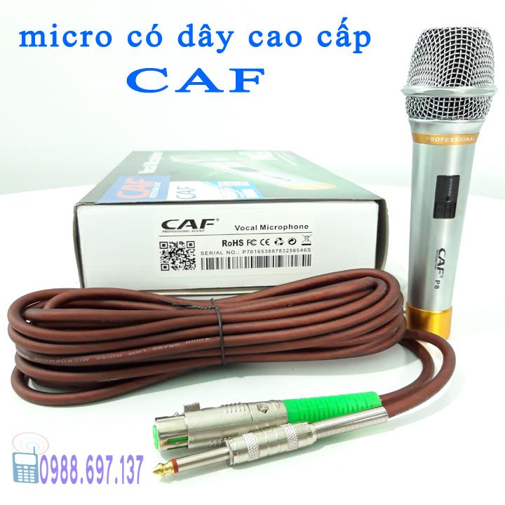 micro karaoke có dây cao cấp CAF P8