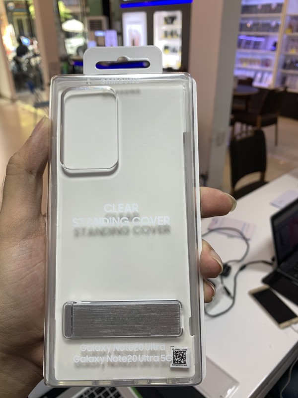 Ốp Lưng SamSung Clear Standing Cover Note 20 Ultra/ Ultra 5G- Hãng Phân Phối Chính Thức