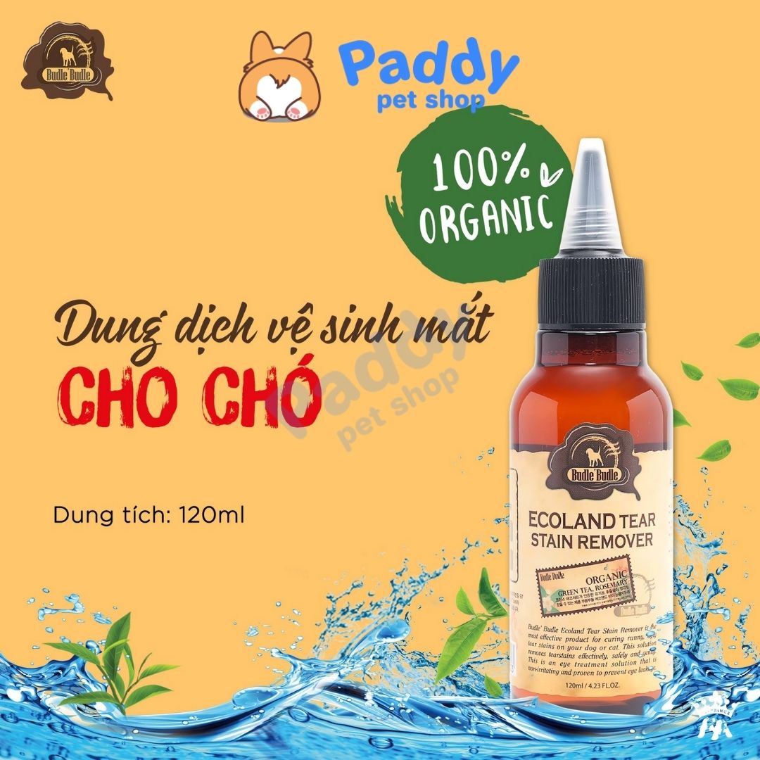 Budle Dog Eye Cleaning Solution 120ml