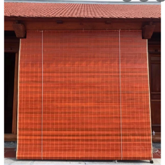 Màn sáo trúc che nắng  kt rộng 1m30 1m40 cao1,5m2m 2,5m 3m ,Rèm tre treo cửa sổ, Mành sáo trúc che mưa có dây kéo