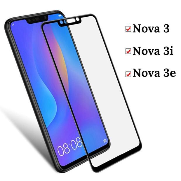 Kính cường lực Huawei Nova 3 / Nova 3i Đen (Full Màn, Full Keo)