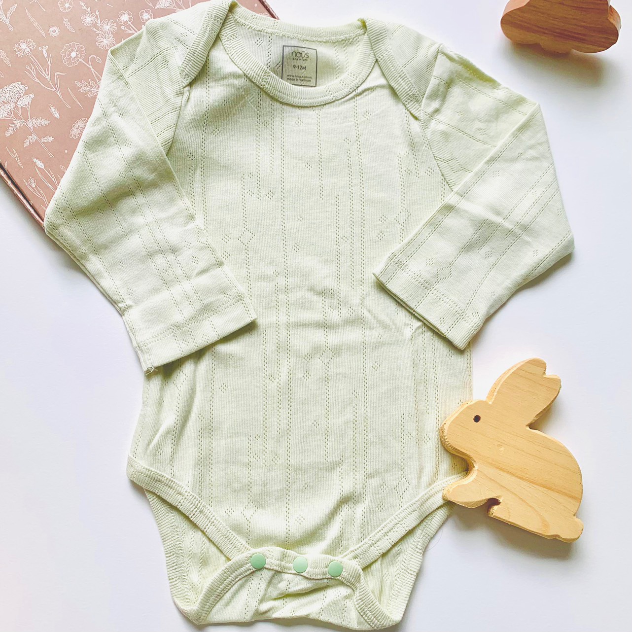 Bodysuit (body chip) cộc tay NOUS PREMIUM cao cấp cho bé