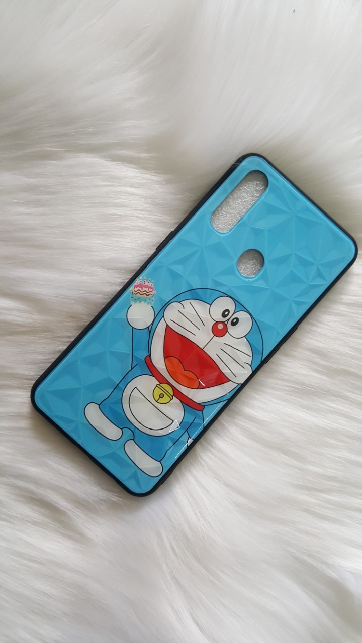 Ốp lưng 3D kim cương Doraemon siêu cưng Oppo A8/A31 (2020)