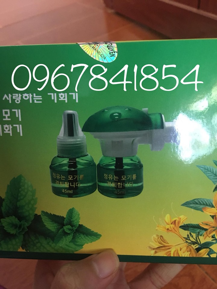 Đèn đuổi muỗi thông minh tinh dầu hàn quốc