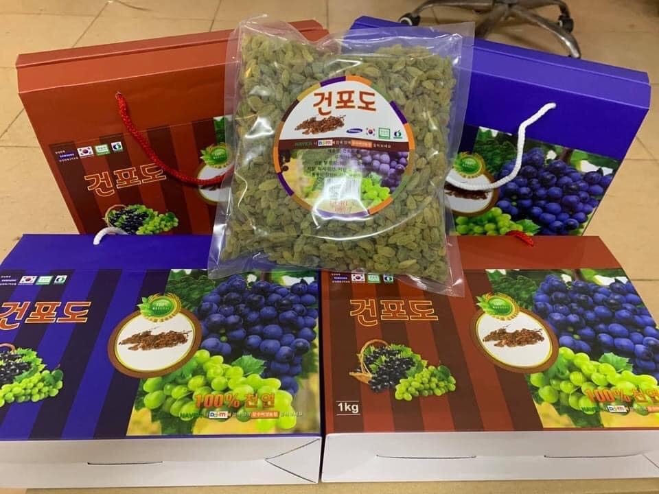 Nho Khô Hàn Quốc 1KG (Thượng Hạng)