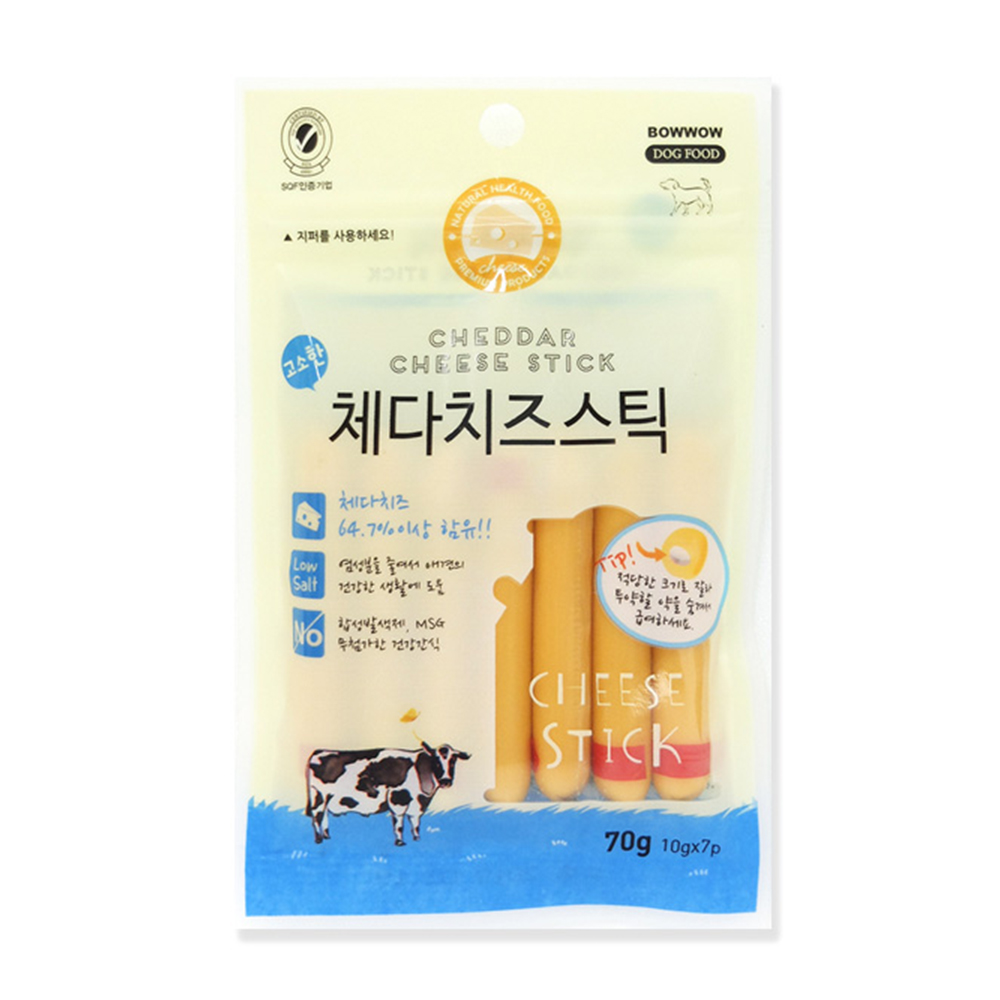 70g xúc xích phô mai cheddar bowwow
