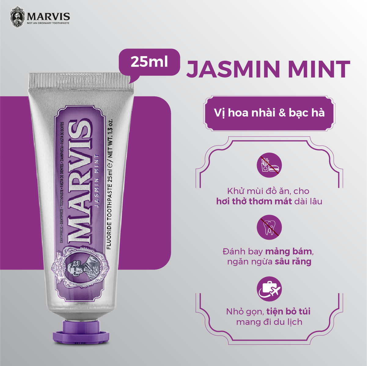 Kem Đánh Răng Marvis Jasmin Mint 85ml