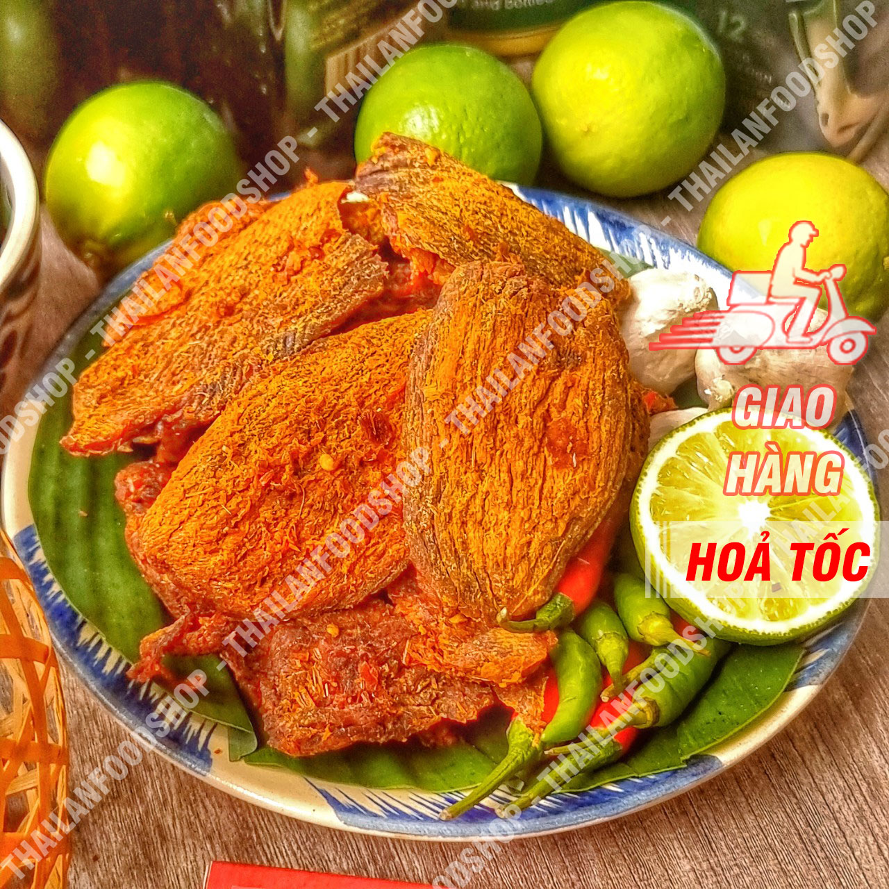 Khô Bò Miếng Vụn Mềm Lon 300gram