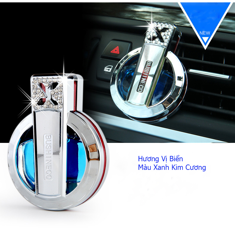 Nước hoa cài cửa gió xe hơi Bu-shine-co thơm sang