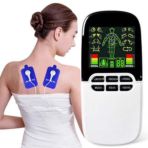 Máy Châm Cứu ,Đấm Bóp -Máy Mát Xa Sung Điện 4 Miếng