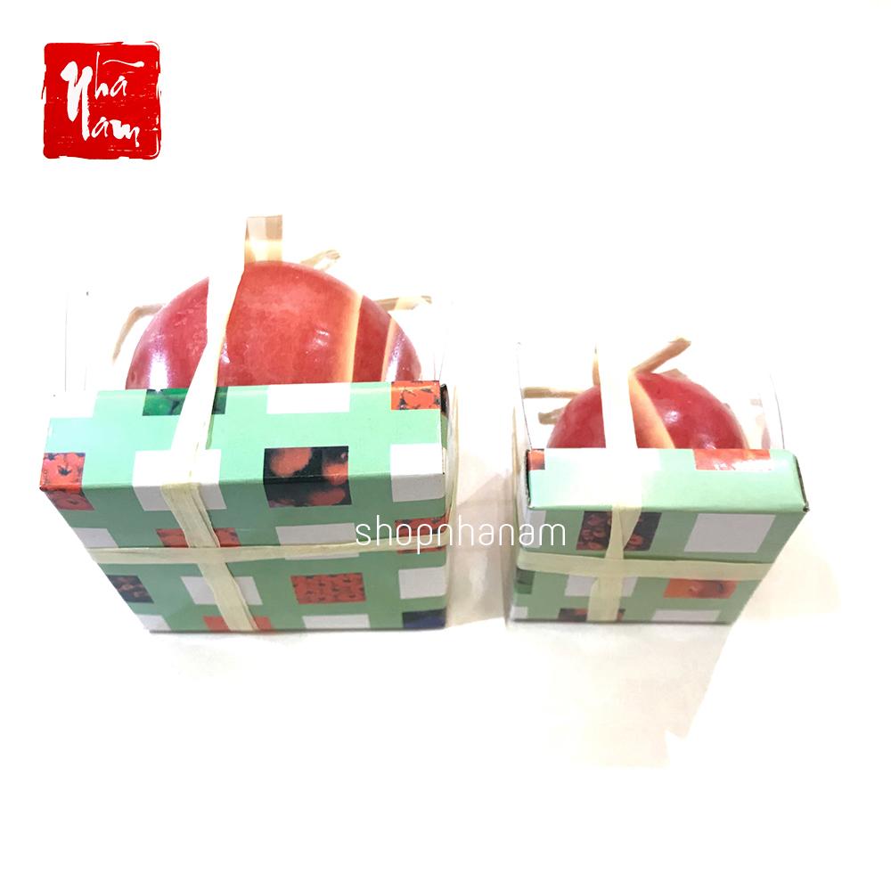 Nến thơm hình quả táo đỏ sáp nến trang trí tiệc