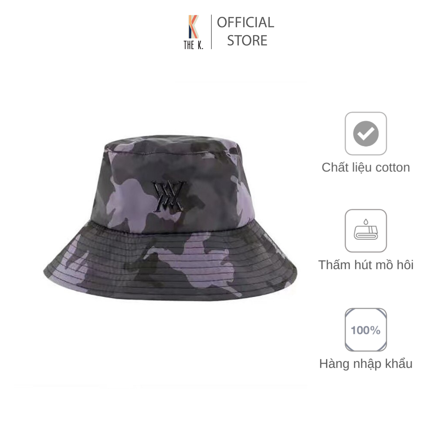 [Hàng nhập khẩu] Mũ chơi golf thêu chữ - Hat