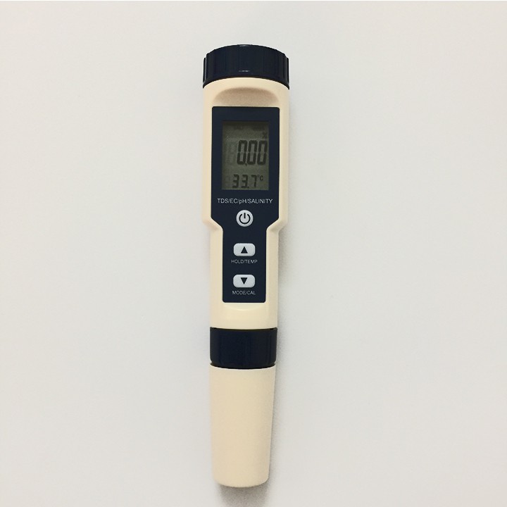 [HCM]Máy đo độ mặn - pH - nhiệt độ - TDS - EC của nước 5 In 1