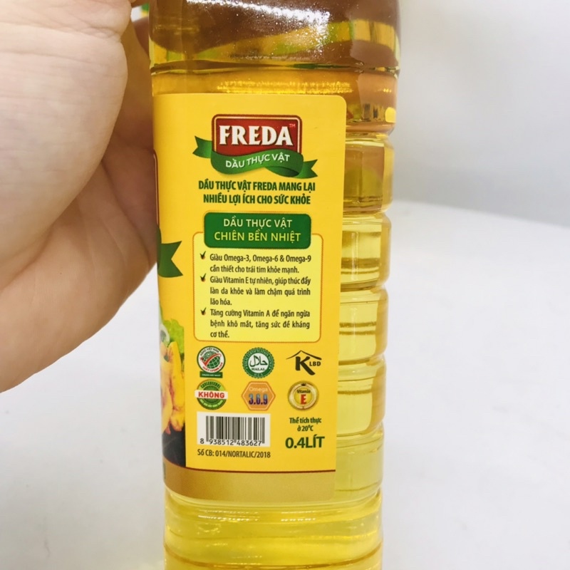 Dầu ăn FREDA 400ML.......