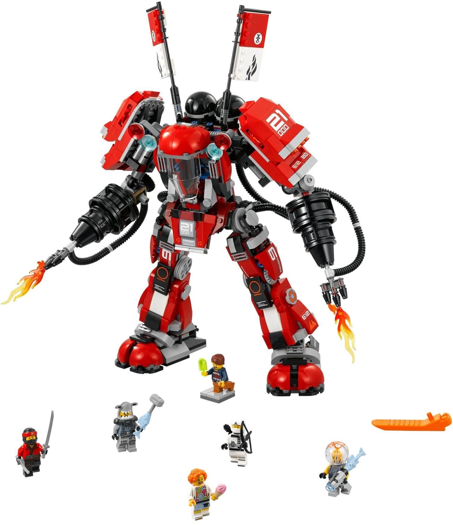 Đồ chơi người máy lửa Lego Ninjago 70615 (944 chi tiết)