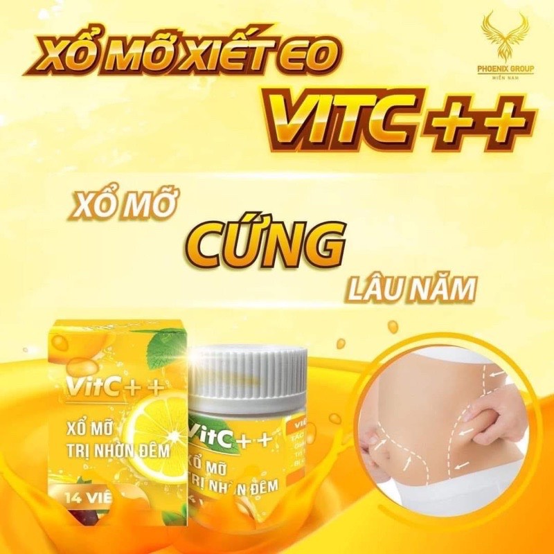 Viên hữu cơ xổ mỡ ban đêm VitC++ chính hãng cty Vic 100%