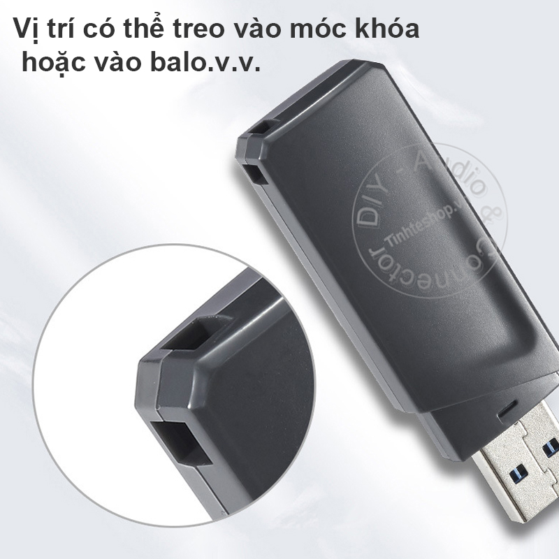 Card đọc thẻ SD Micro SD TF USB 3.1 gen1 SSK SCRM-400
