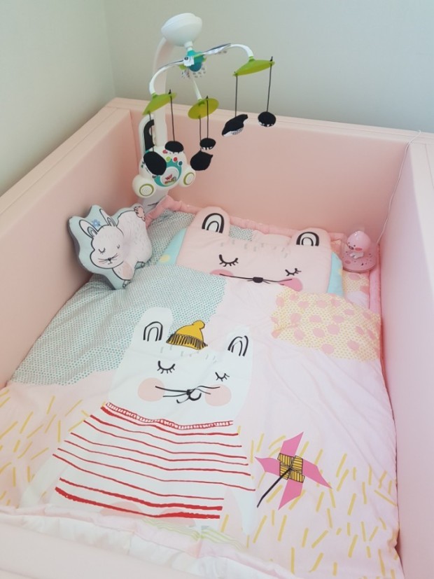 Giường Ngủ Cho Bé BonitaBeBe Bumper Bed High 160*140*h60cm Đa Năng - Nhập Khẩu Chính Hãng HQ