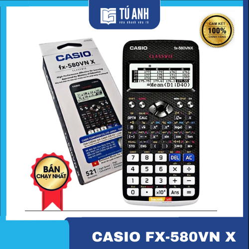 Máy Tính Khoa Học Casio FX-580VN X [ Sản phẩm chính hãng ]