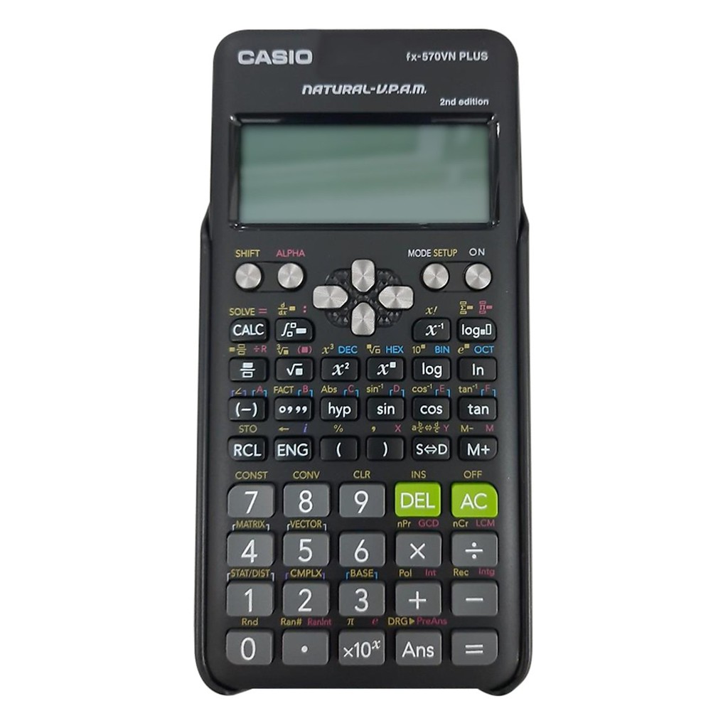 Máy Tính CASIO FX-570VN Plus-Mẫu Mới có QRcode Chính Hãng Bảo hành 7 năm