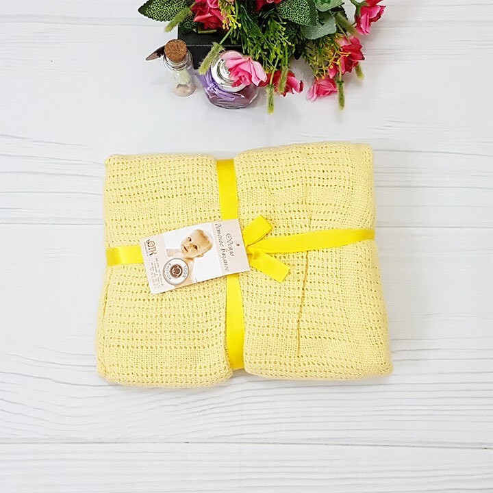 Chăn lưới xuất Nga chống ngạt cho bé, chăn đắp cho bé kích thước 100x120cm
