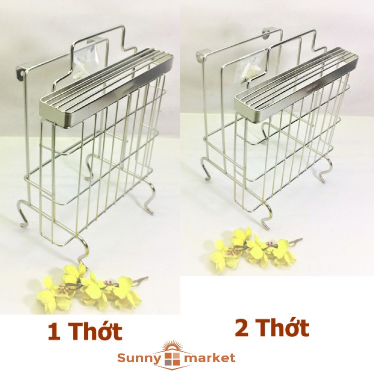 Kệ dao 2 thớt inox 304 cao cấp