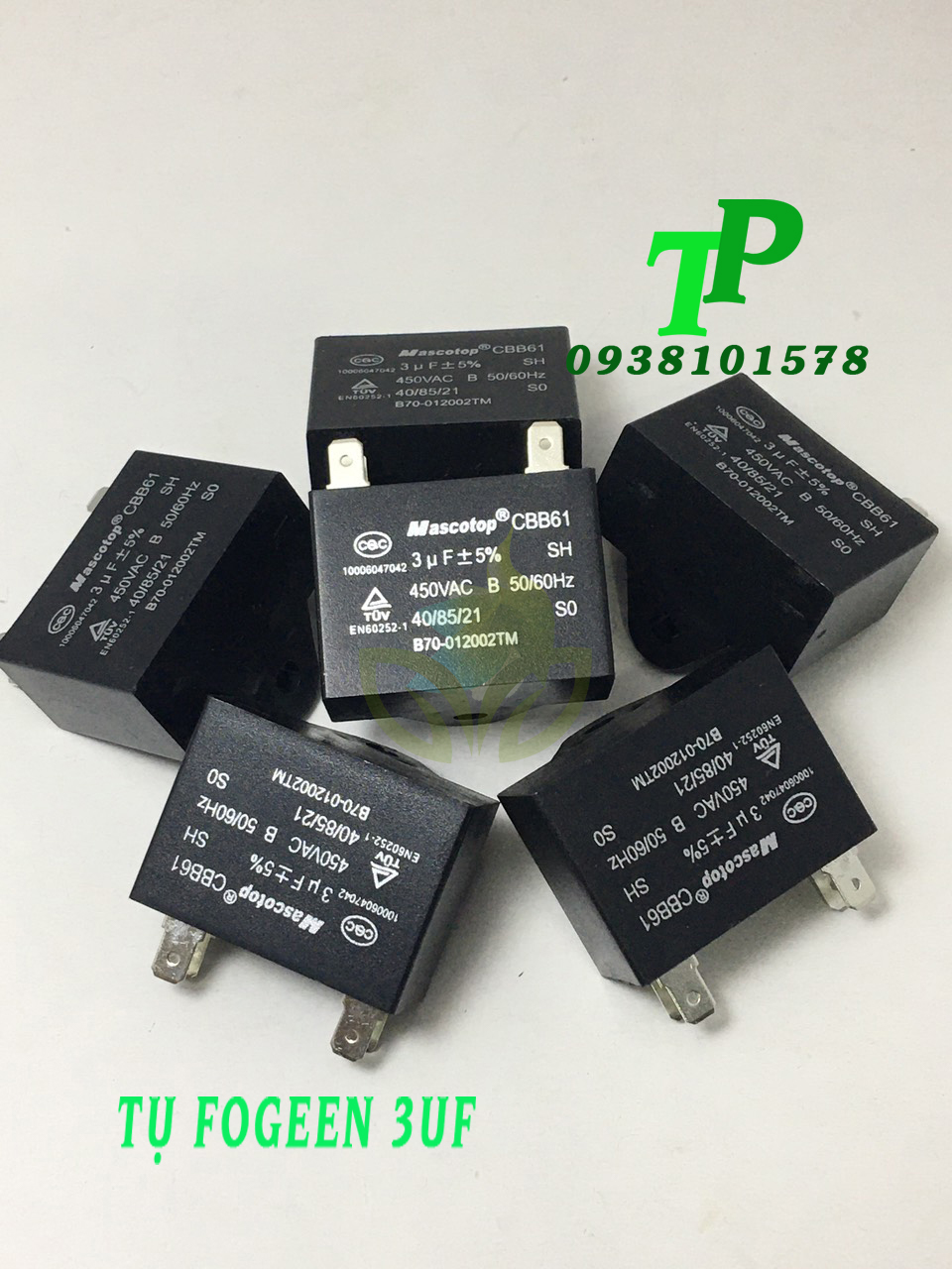Tụ 3UF Mascotop CBB61