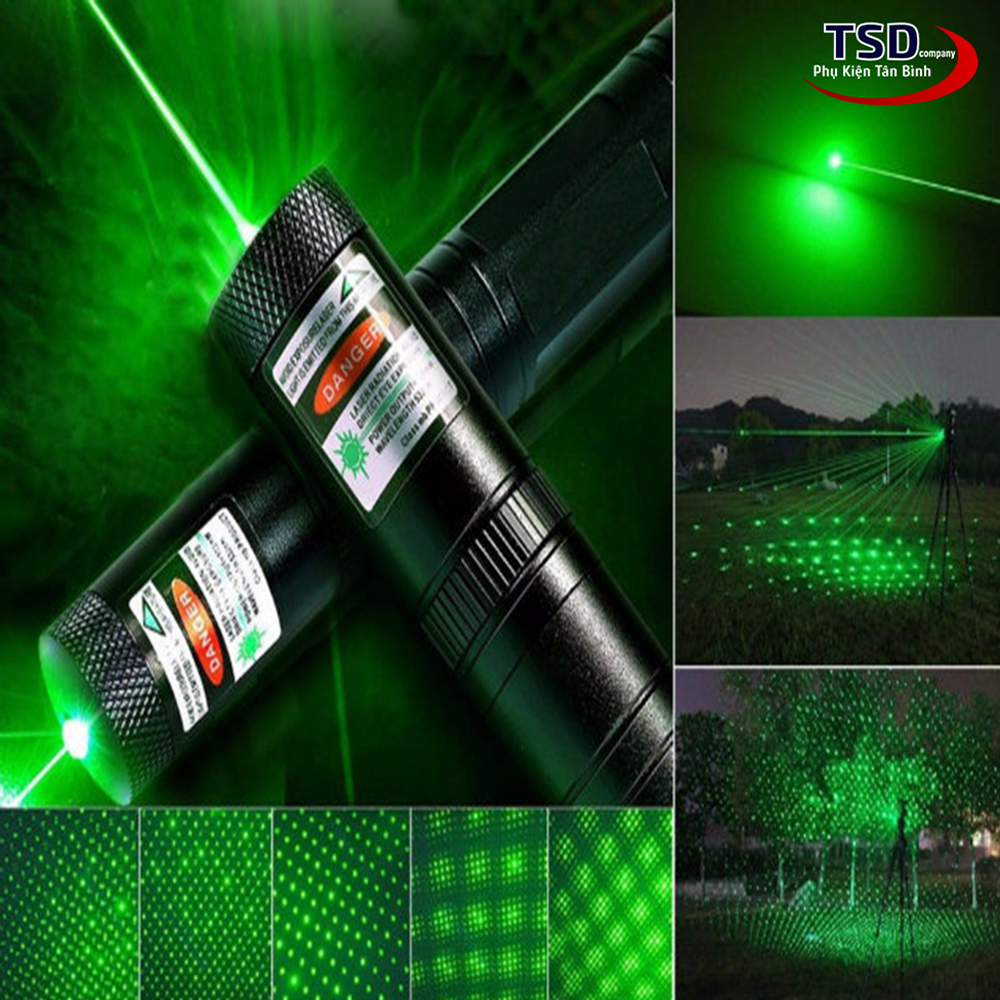 Đèn Pin Chiếu Tia Laser 303 Cao Cấp