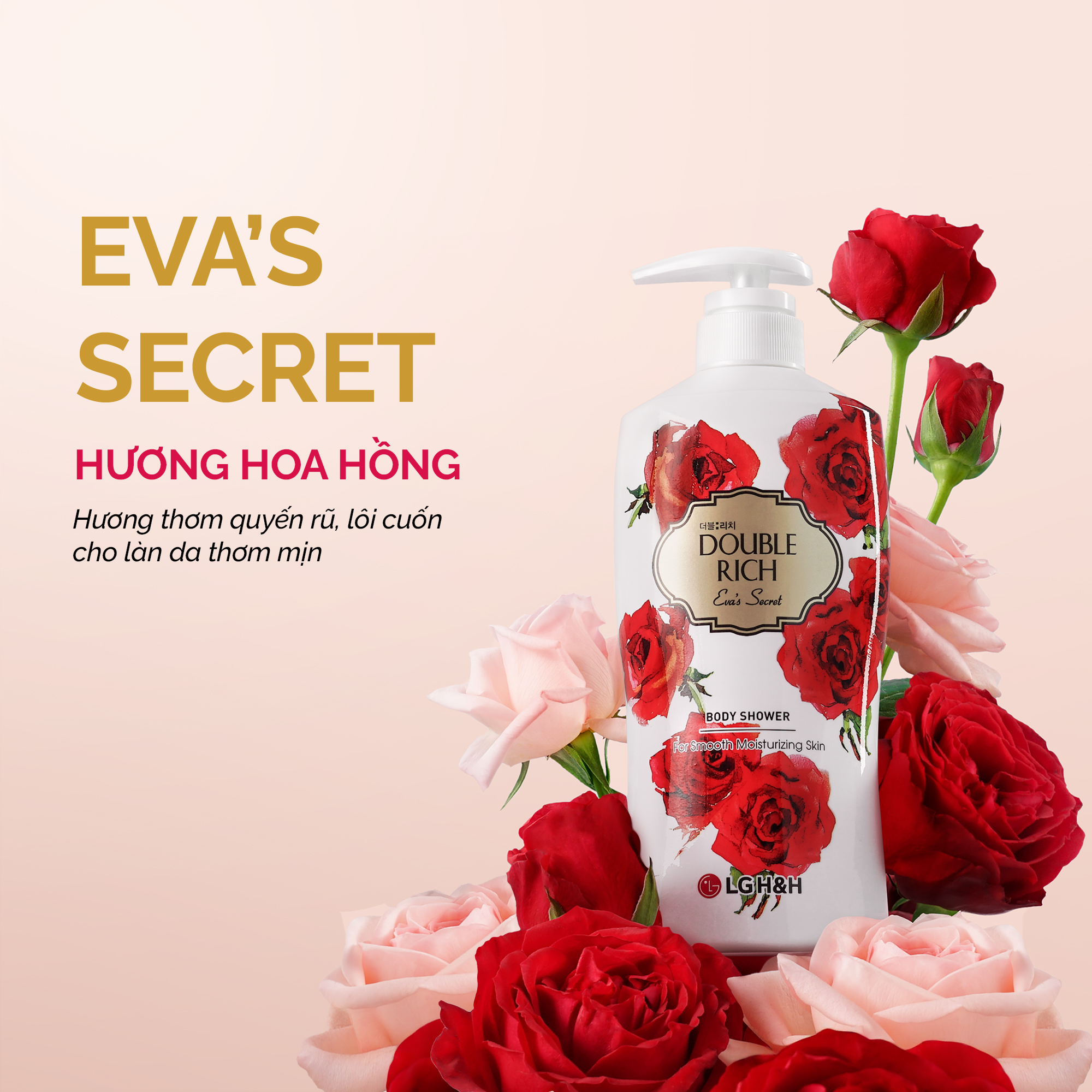 Double Rich Rose Shower Gel 800g