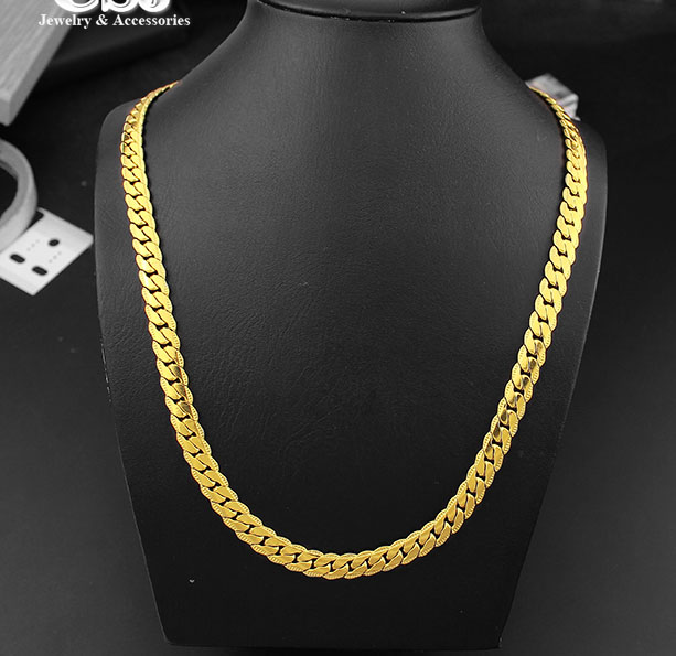 Dây chuyền nam mạ vàng dẹp phun cát mịn,  mời khách chọn nhiều màu vừa đẹp vừa rẻ, hàng cao cấp titan chuyên dụng cụ đựng nước và thiết bị y tế