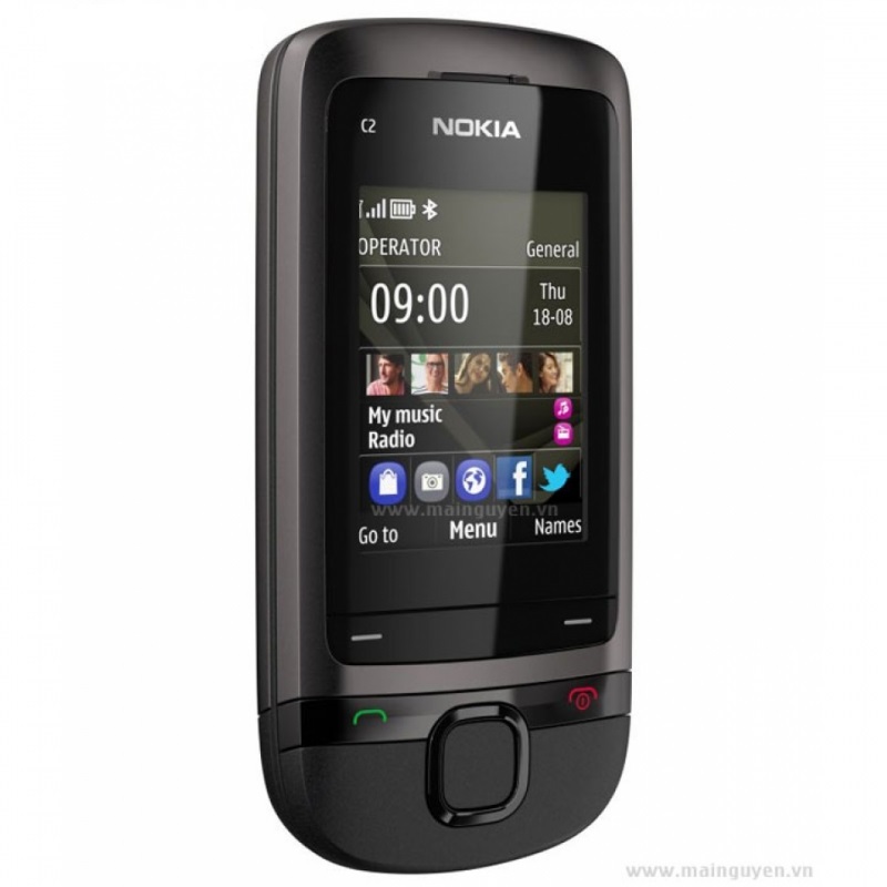Điện thoại Nokia C2-05 Nắp Trượt (CHÍNH HÃNG - MAIN ZIN - BẢO HÀNH 1 NĂM)