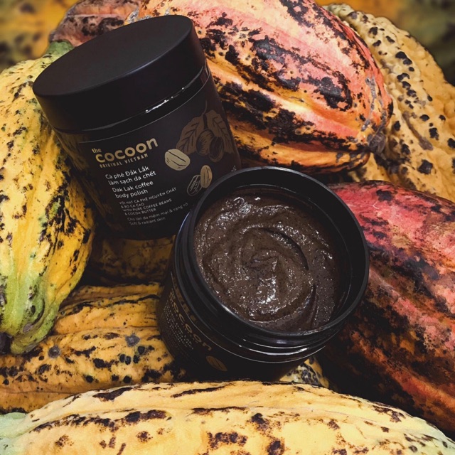 Tẩy da chết cà phê Body Cocoon Đak lak giúp da sáng mịn cam kết sản phẩm đúng mô tả chất lượng đảm bảo