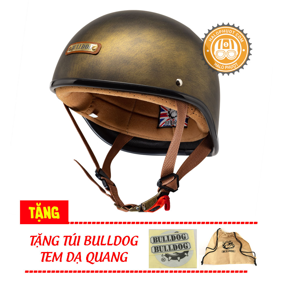 Mũ bảo hiểm Bulldog GANG nửa đầu