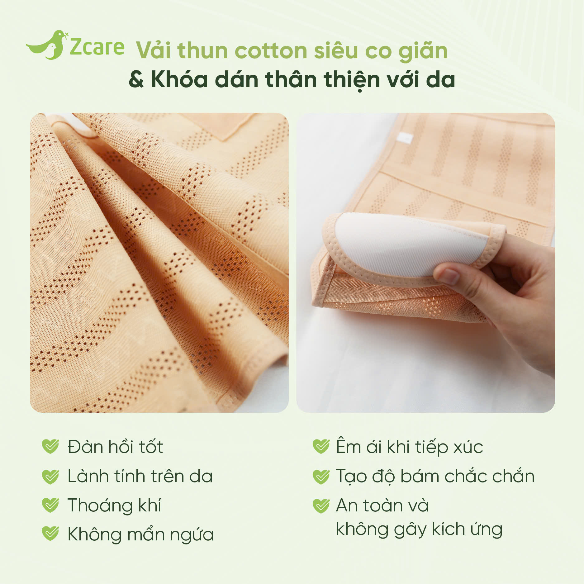 Đai nâng đỡ bụng bầu CHÍNH HÃNG ZCARE