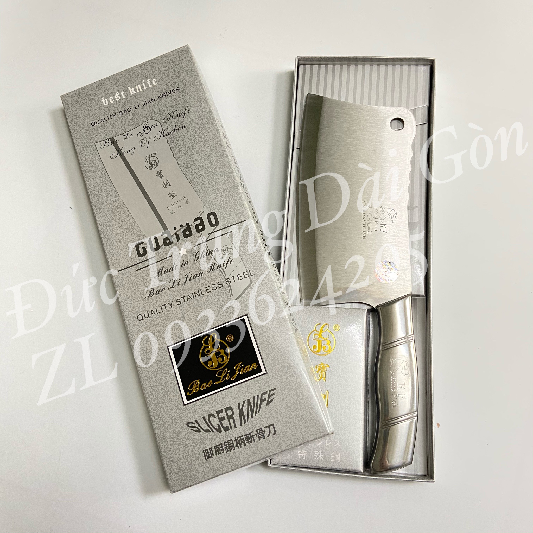 Dao chặt inox King Fish