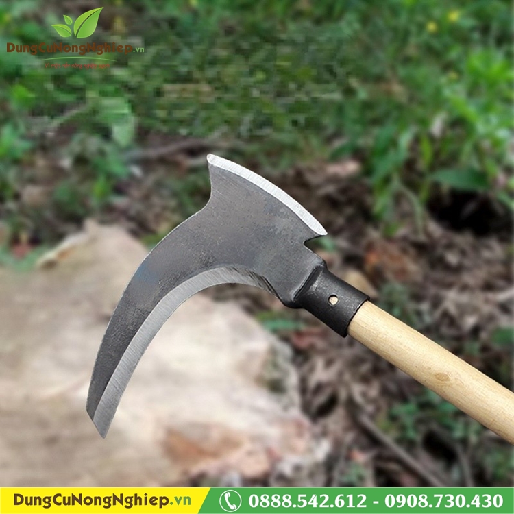 Liềm phát cỏ Lưỡi Đa Năng Cắt Cây luôn cán 40cm