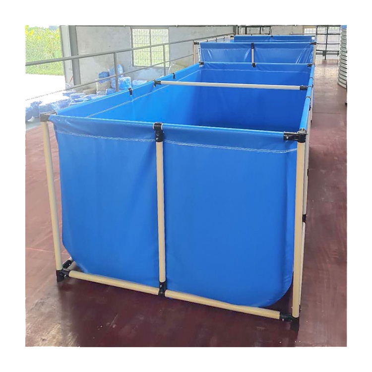 Bồn nuôi cá bằng bạt PVC loại siêu dày