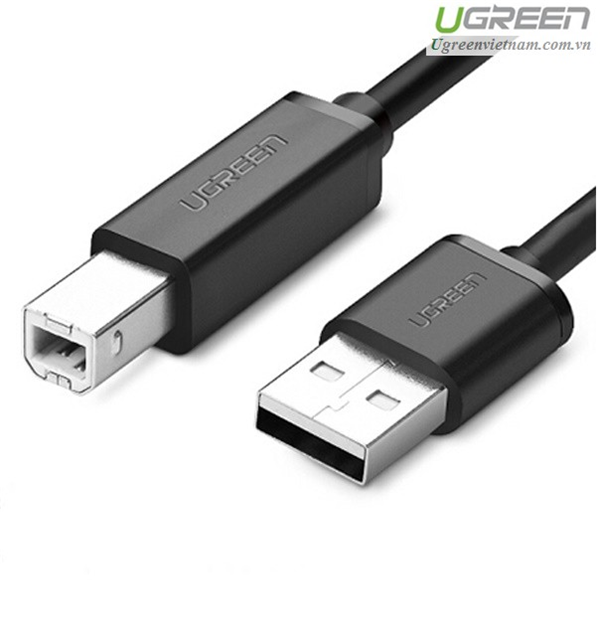 Cáp máy in USB 1,5m  Ugreen 10845 Chính Hãng