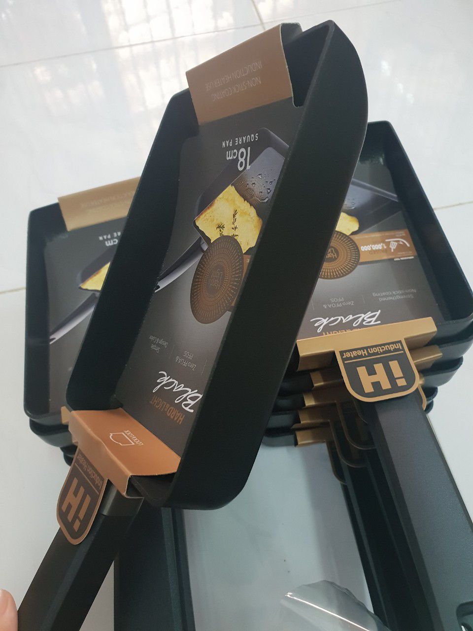 [HCM]Chảo vuông chiên trứng Lock&Lock 18cm
