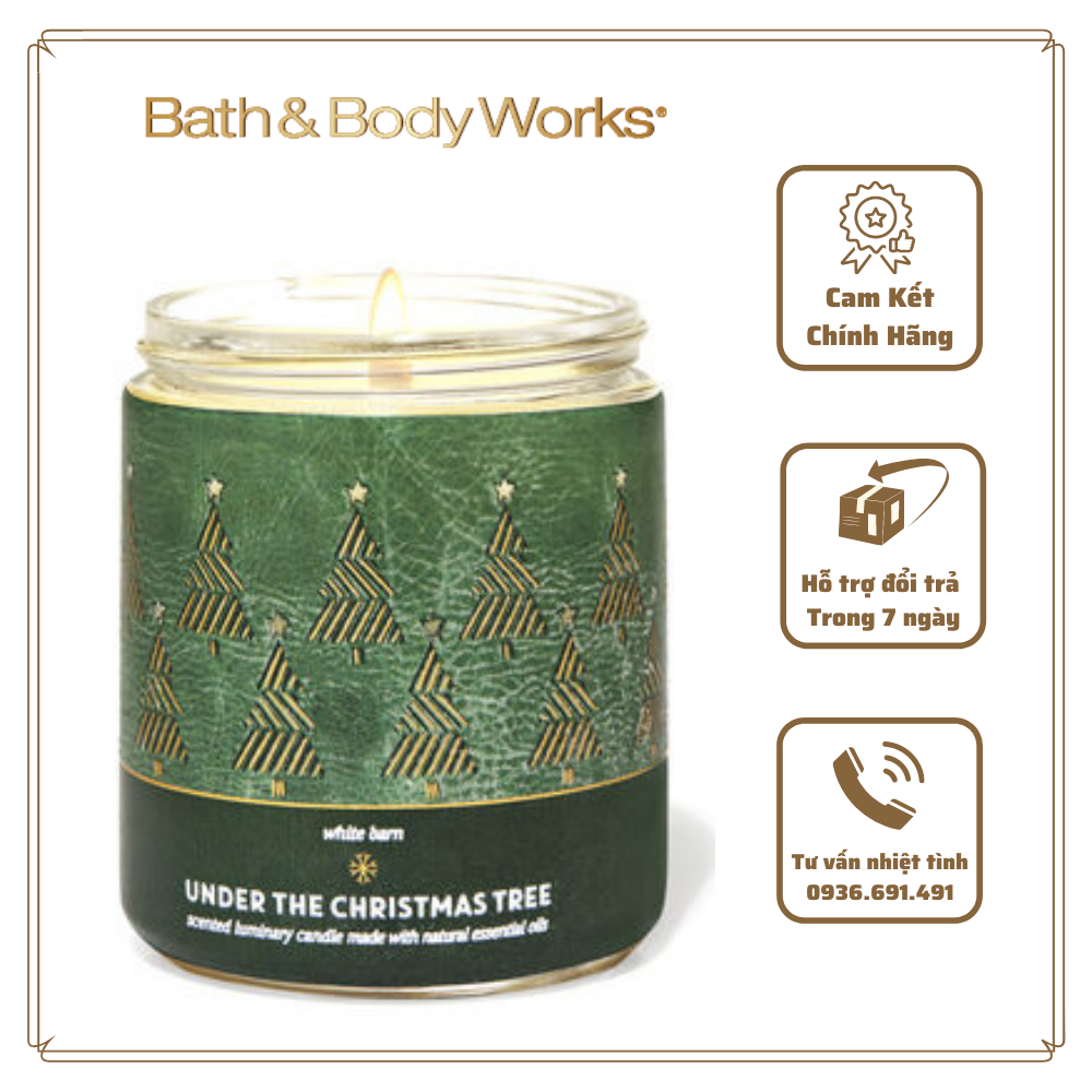 christmas tree candle bath and body works