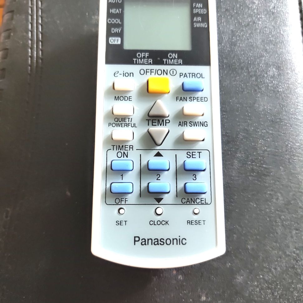 Remote điều khiển điều hoà không khí Panasonic A75C3298 loại e-ion