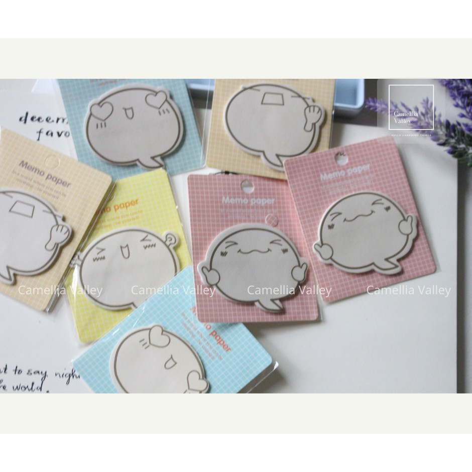 Bộ giấy note nhỏ xinh cute Memo Paper