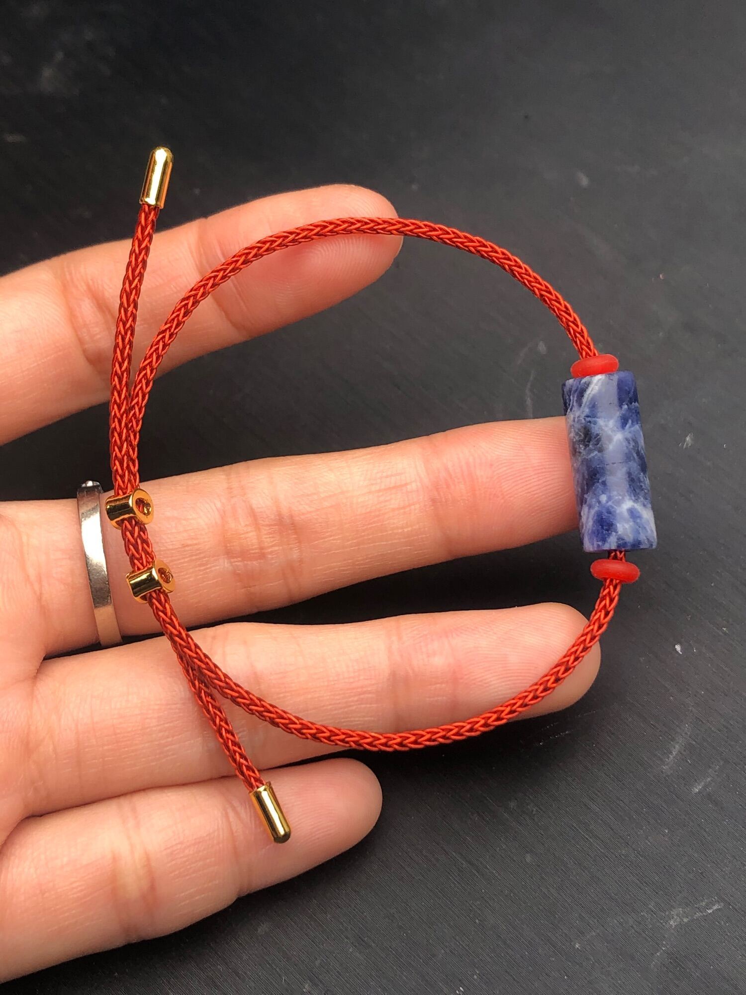 [FreeshipMAX] Vòng tay lu thống đá lapis lazuli