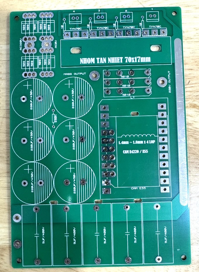 PCB bo mạch băm cầu H rời
