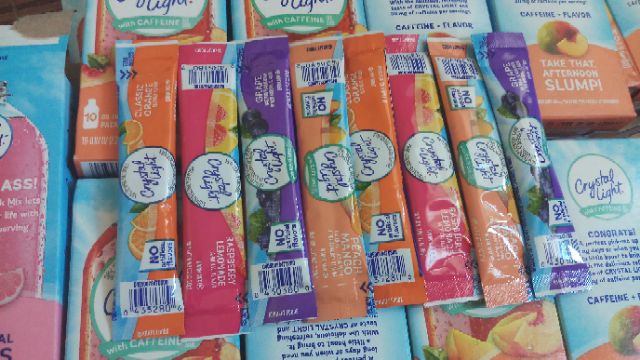 10 gói Crystal light trái cây mix vị